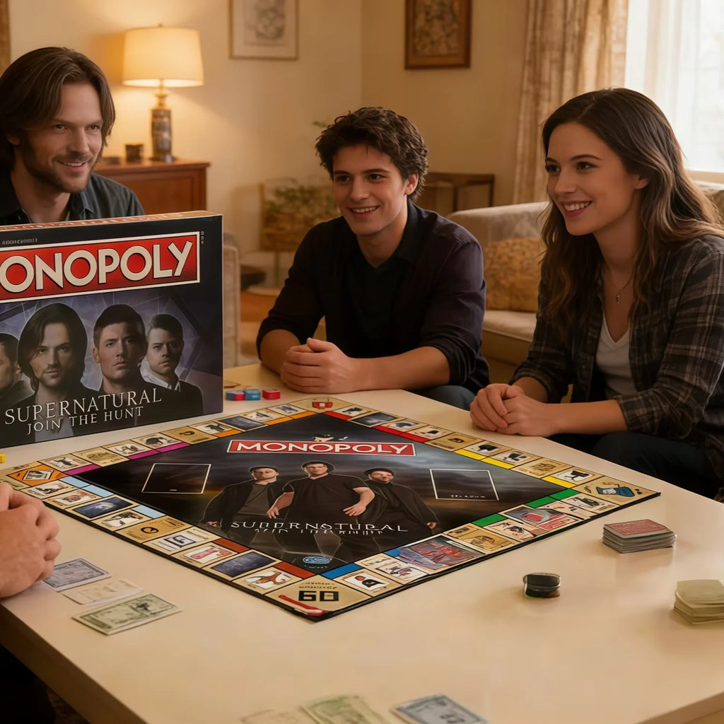 Hasbro Monopoly Supernatural Join The Hunt Edition Property Trading Board Game for 2-6 Players