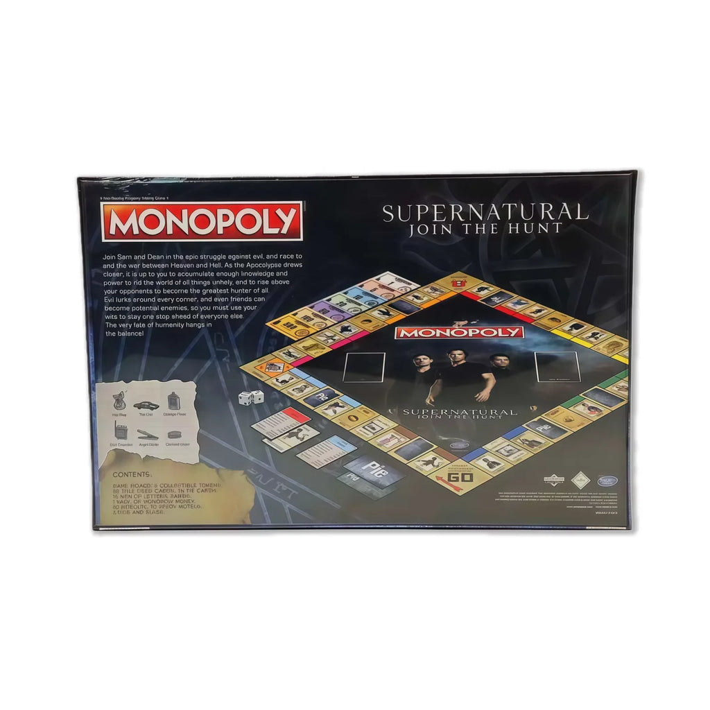 Hasbro Monopoly Supernatural Join The Hunt Edition Property Trading Board Game for 2-6 Players