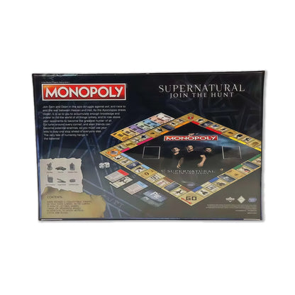 Hasbro Monopoly Supernatural Join The Hunt Edition Property Trading Board Game for 2-6 Players