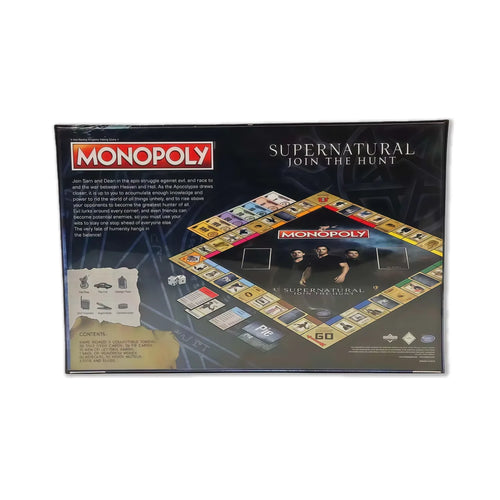 Hasbro Monopoly Supernatural Join The Hunt Edition Property Trading Board Game for 2-6 Players