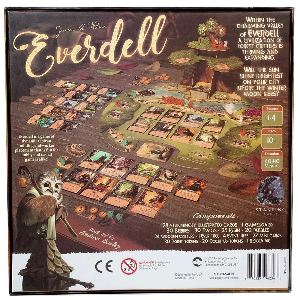 Everdell: Animal City (English Version) – Large-Scale Board Party Board Game Card Game