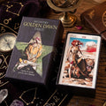 Initiatory Golden Dawn Tarot Deck 78 Cards Occult Esoteric Divination Game Set in Rigid Box Double-embossed Cardstock 12*7cm