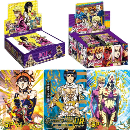 JOJO's Bizarre Adventure Card Golden Wind Collectible Card Rare Gold Stamping SSP Card Children's Gift
